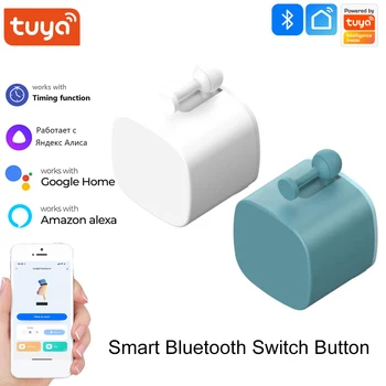 İHSENO akıllı Anahtar Düğmesi İtici Bluetooth Parmak Robot Tuya Akıllı Yaşam App veya Zamanlayıcı Kontrolü Alexa Google Ev İle Uyumlu