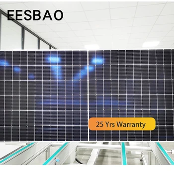 Çin 400w 500w monokristal silikon güneş sistemi paneli 450w yüksek verimli fotovoltaik modül ev aletleri