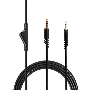 PC Uzun Aksesuarları Ses 3.5 mm TPE Dayanıklı Dilsiz Smartphone Inline oyun kulaklığı İçin Yedek Kablo Astro A10 A40
