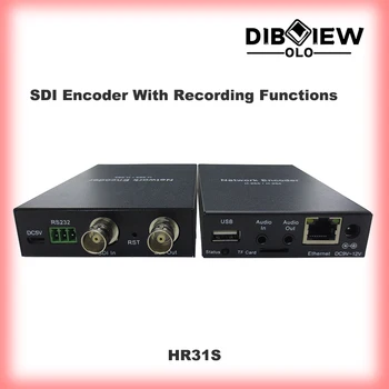 Dibviewolo HR31S SDI IP Video IPTV Akış Kodlayıcı H265 HEVC H. 264 Kayıt İle Kablo TV İçin Otel Sistemi
