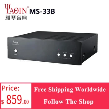 Yaqın MS-33B HİFİ Vinil Fono Amplifikatör MM / MC Elektronik Tüp Vinil Fonograf Mini Siyah Bant Plak Çalar Ön amplifikatör