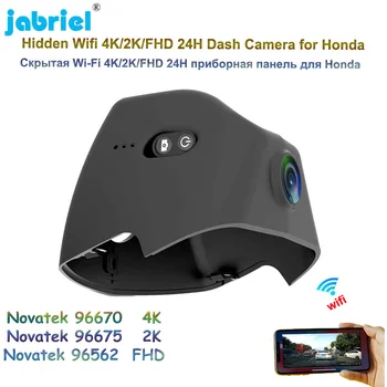 Jabriel Ultra HD 2K 4K araba dvr'ı Video Kaydedici 2160P Wifi Gizli 24H Park İzleme DashCam Honda Civic 240 TURBO CVT 2022