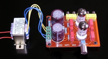 6N3 tüp ön-amp kurulu,(trafo İle) / Elektronik vana amplifikatör kurulu