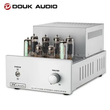 Douk Ses HiFi Stereo Push-pull Güç Amplifikatörü AB Sınıfı 6P14 / EL84 vakumlu tüp amplifikatör 13W + 13W DIY KİTİ / Montajlı Amp