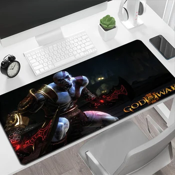 God of War Bilgisayar Aksesuarları Oyun Fare Mat Masa Matı Kawaii Ped Paspaslar Genişletilmiş Klavye Fare Oyun Dolabı Pedleri kaymaz Xxl