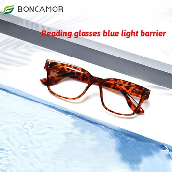 Boncamor okuma gözlüğü yüksek kaliteli mavi ışık engelleme erkekler ve kadınlar Anti Fatihue bilgisayar oyunları okuyucu Diyoptri 0 ~ 4.0