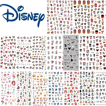 Disney Sevimli Mickey Mouse 3D Tırnak Sanat Çıkartmalar Tırnak Kaymak Tırnak Sanat Malzemeleri Disney Prenses Tırnak Çıkartmaları Tırnak Sanat Süslemeleri