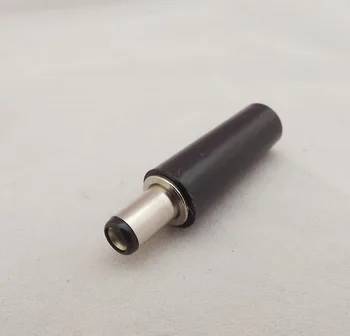 10 adet 5.5 mm x 2.1 mm DC Güç Kablosu Erkek fiş konnektörü Adaptörü Lehimleme Plastik Siyah