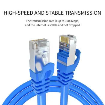0.5 m 1 m 1.5 m 2 m 5 m Yüksek Kaliteli RJ-45 Cat6 Ethernet lan ağı Kablosu 100 M / 1000 Mbps CAT6 RJ45 Ethernet Ağ Kablosu