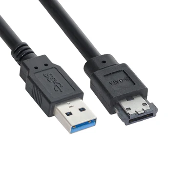 Zihan USB 3.0 eSATA Üzerinden Güç DC5V Adaptörü USB2. 0 HDD / SSD / TEK eSATAp Dönüştürücü