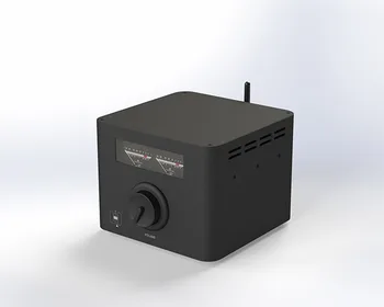 Son AC110V AC220V AMP40 200 W * 2 Stereo VU Metre Doğrusal Akım Modu AMP Hıfı Ateş Mini Bluetooth Ev ses amplifikatörü