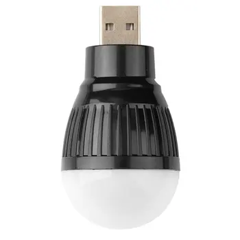 USB ampul taşınabilir çok fonksiyonlu Mini LED küçük ampul 3w açık acil ışık enerji tasarrufu vurgulamak lamba